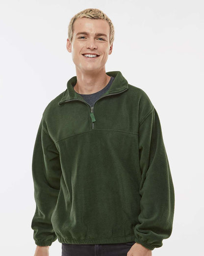 Burnside Polar Fleece Quarter-Zip Pullover