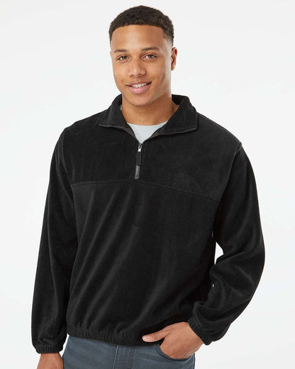 Burnside Polar Fleece Quarter-Zip Pullover