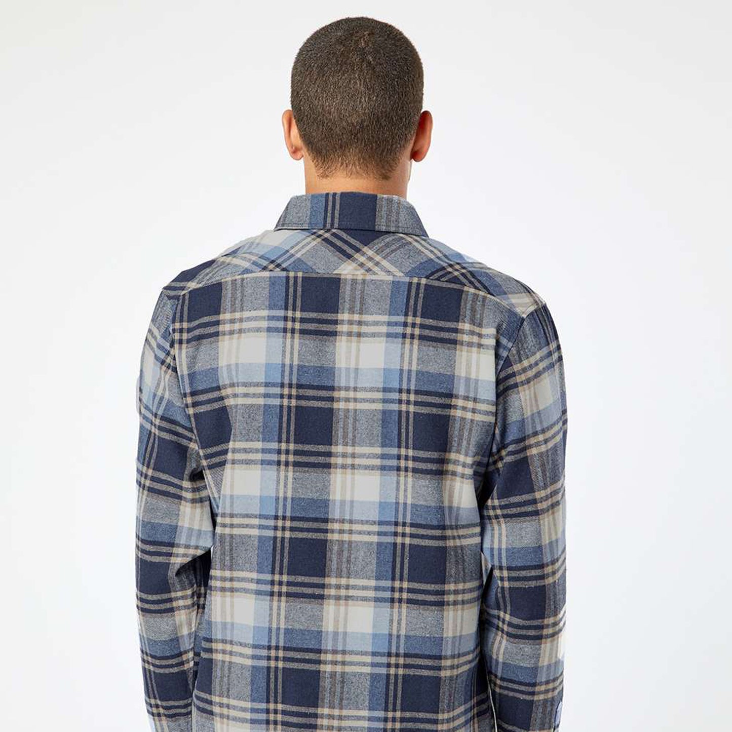 Burnside B8212 Open Pocket Flannel Shirt