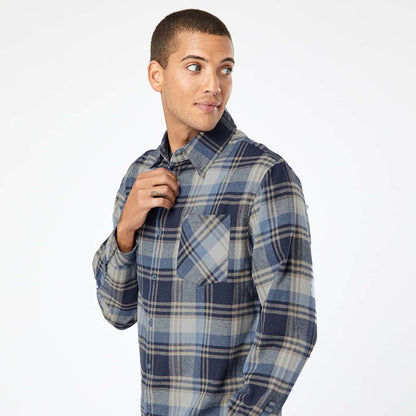 Burnside B8212 Open Pocket Flannel Shirt