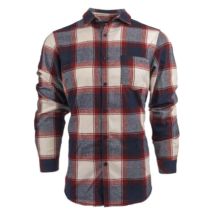 Burnside B8212 Open Pocket Flannel Shirt