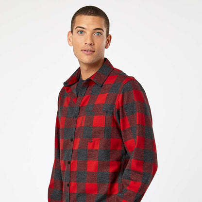 Burnside B8212 Open Pocket Flannel Shirt