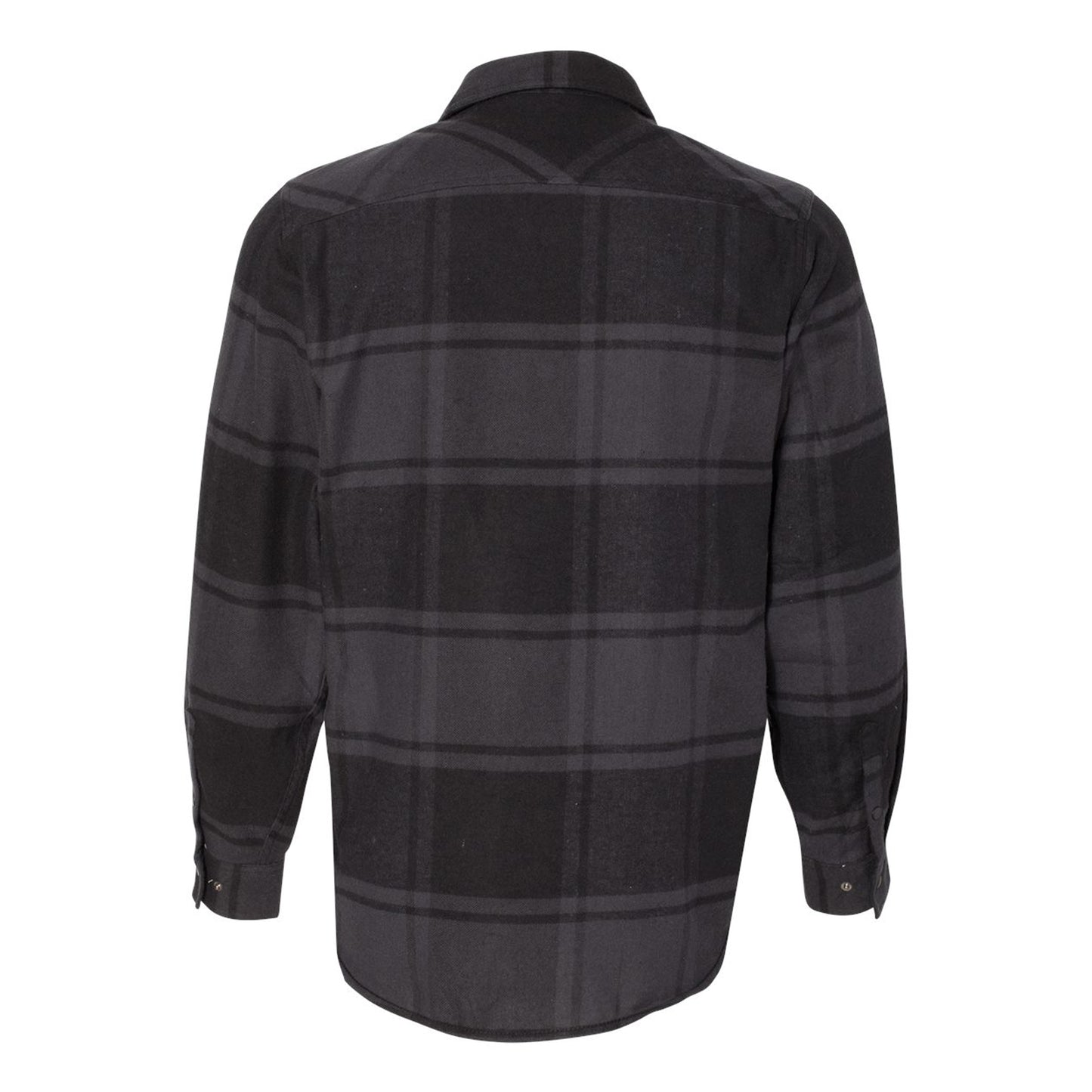 Burnside B8219 Snap Front Plaid Flannel Shirt