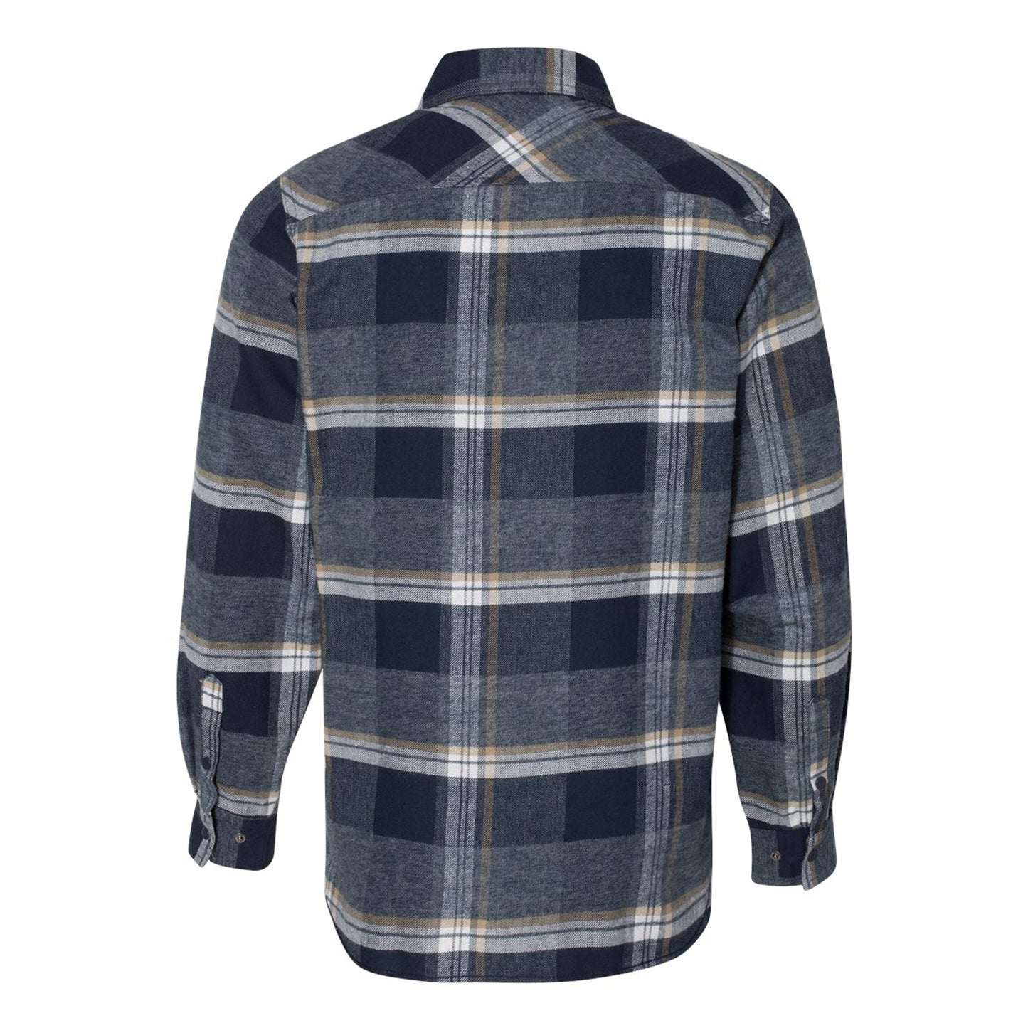 Burnside B8219 Snap Front Plaid Flannel Shirt