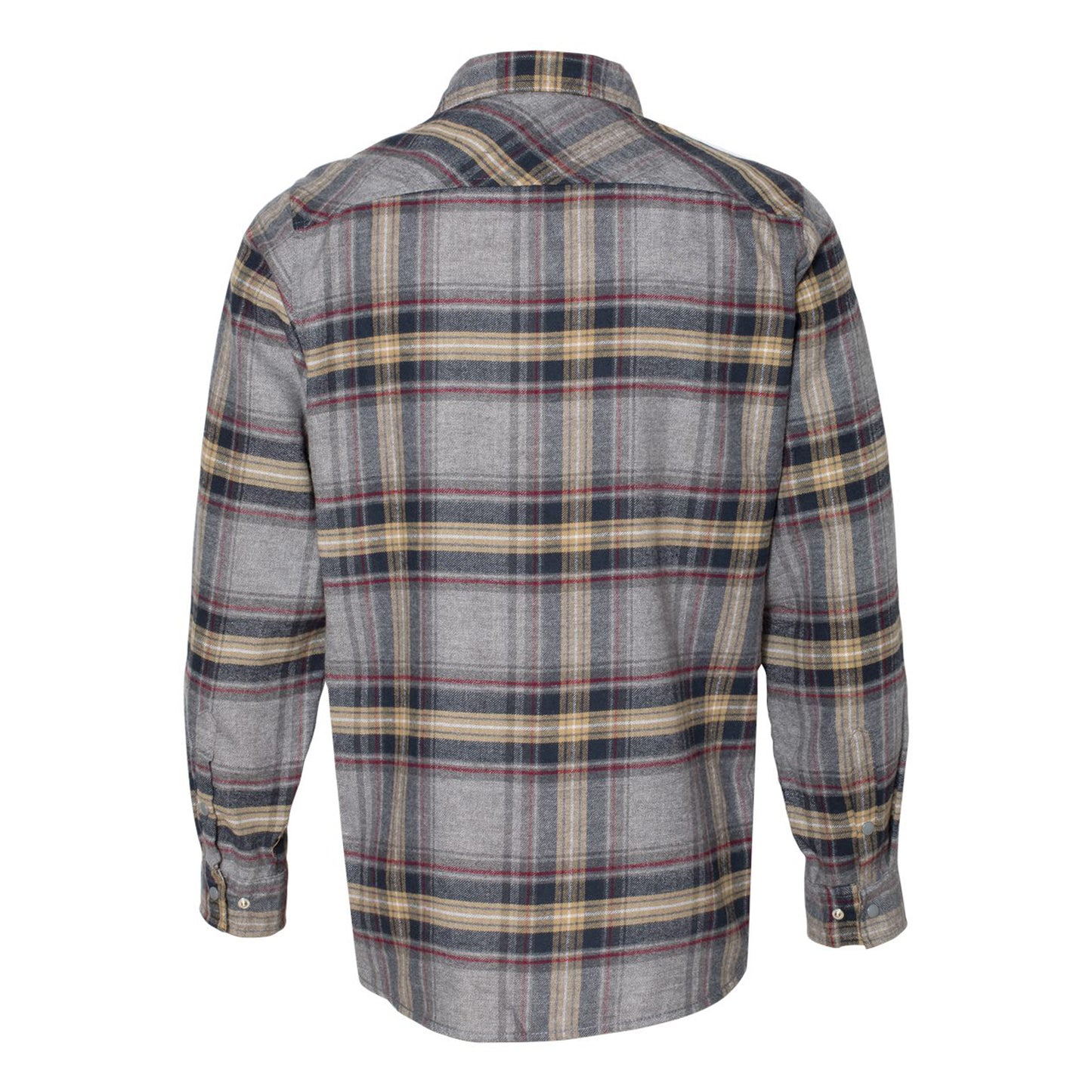 Burnside B8219 Snap Front Plaid Flannel Shirt