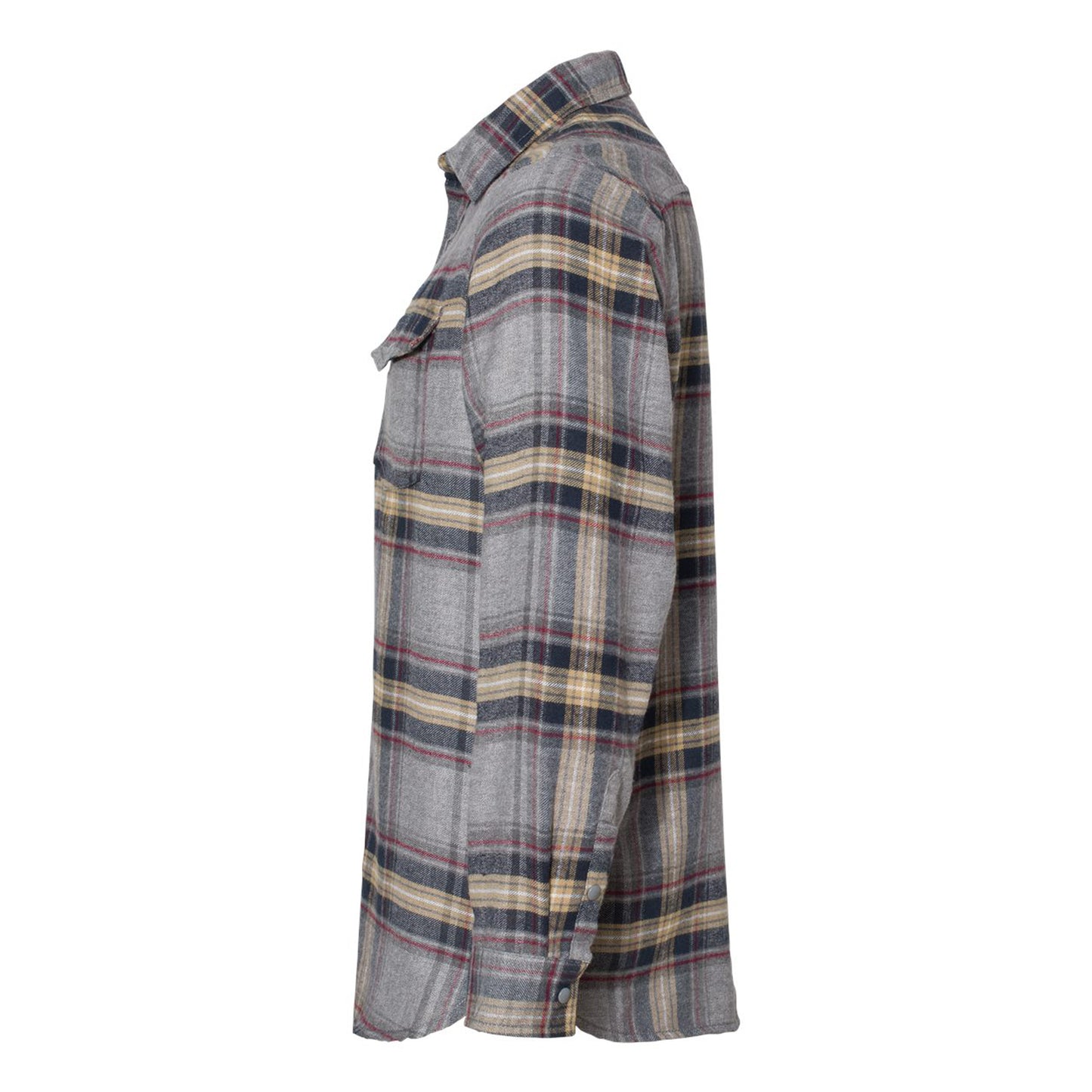 Burnside B8219 Snap Front Plaid Flannel Shirt