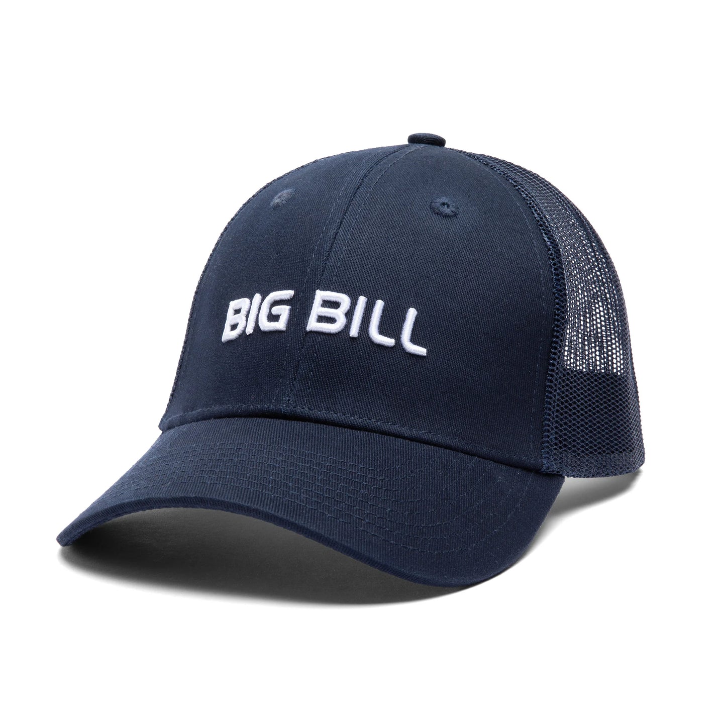 Big Bill Canvas Mesh-Back Graphic Cap -CAP26A -Navy