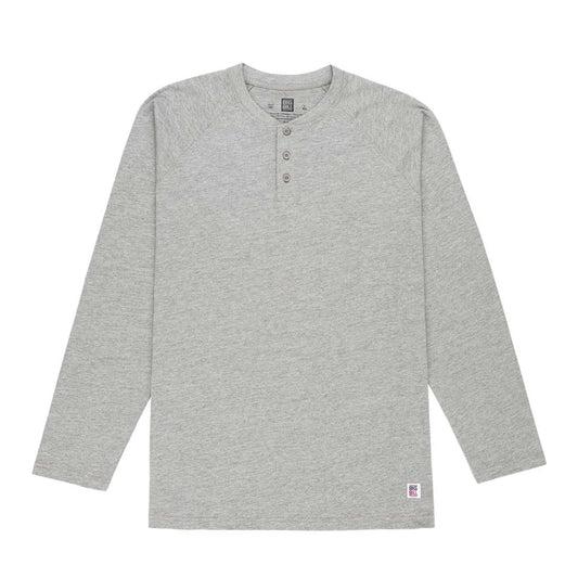 BIG BILL Heavyweight Long Sleeve Henley T-shirt -CK15