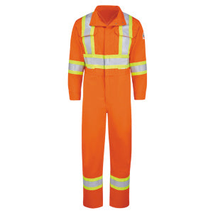 Bulwark Men's Premium Coverall - EXCEL FR® ComforTouch® -Reflective Trim - CLBD
