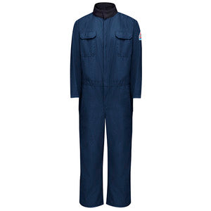 Bulwark 男式阻燃/防化学飞溅连体服 - 宝蓝色