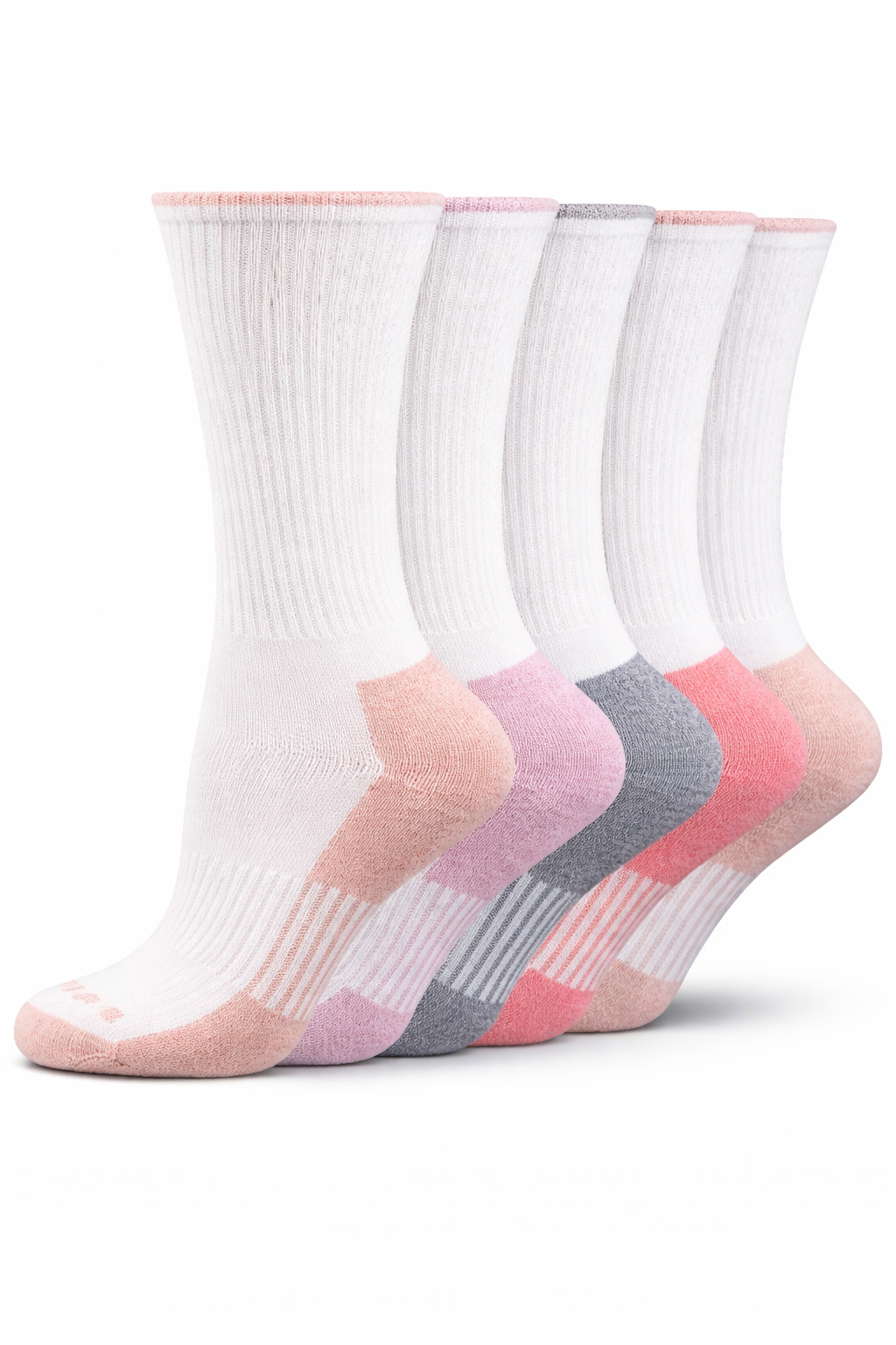 Dickies Women's 6 Packs Dri-Tech Moisture Control Crew Socks, Sizes 6-9 - ( I61002 ) - Basics Clothing Store
