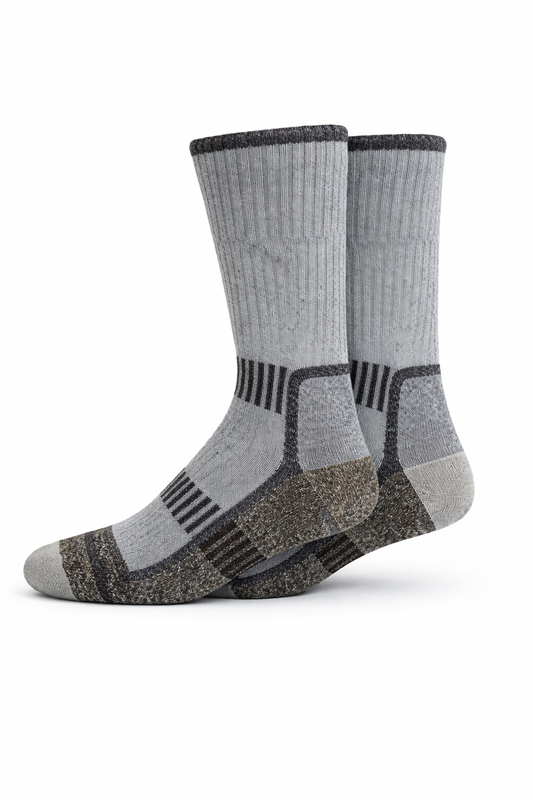 Dickies Men's 2 Packs Mid Weight Merino Wool Blend Crew Socks, Sizes 6-12 ( I215005L )