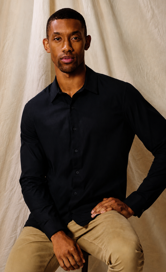 Men's 4-Way Stretch Woven BG7275 (Blue Generation Catalog)