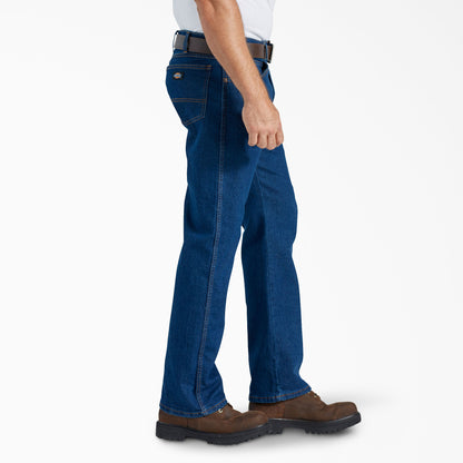 Dickies FLEX Active Waist Regular Fit Jeans - Rinsed Indigo Blue