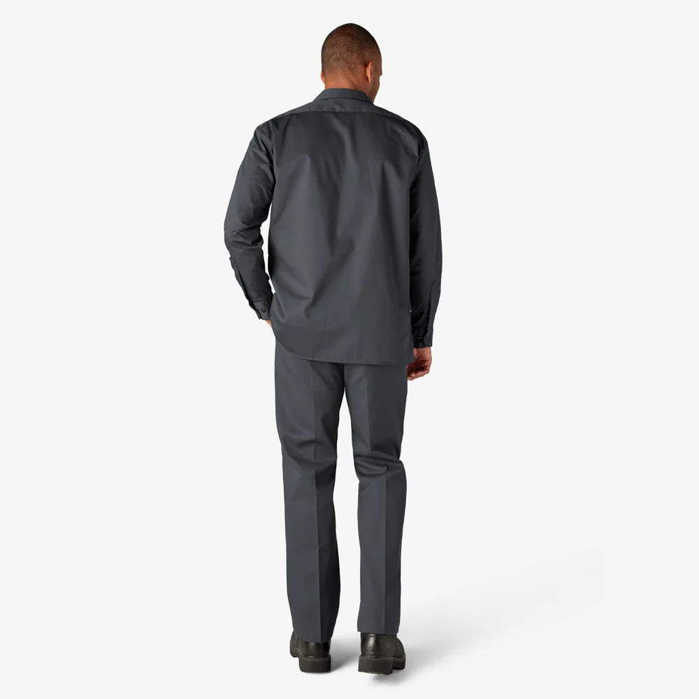 Dickies Long Sleeve Work Shirt-D574-DARK NAVY
