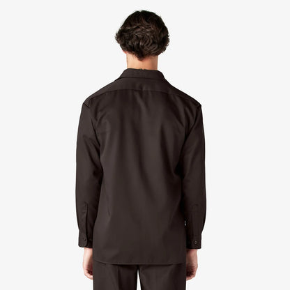 Dickies Long Sleeve Work Shirt-D574-DARK NAVY