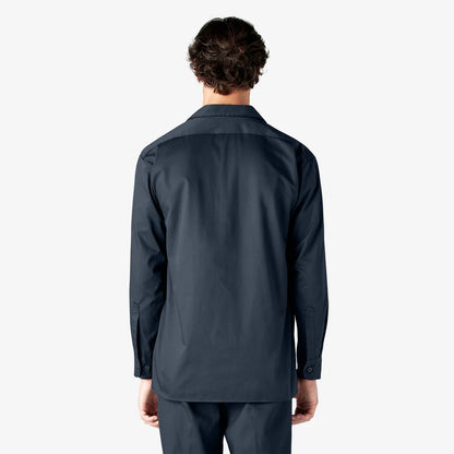 Dickies Long Sleeve Work Shirt-D574-DARK NAVY