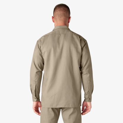 Dickies Long Sleeve Work Shirt-D574-DARK NAVY