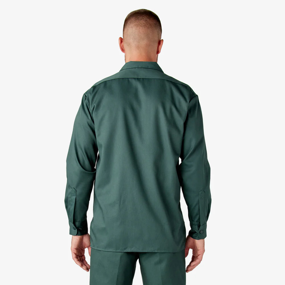 Dickies Long Sleeve Work Shirt-D574-DARK NAVY