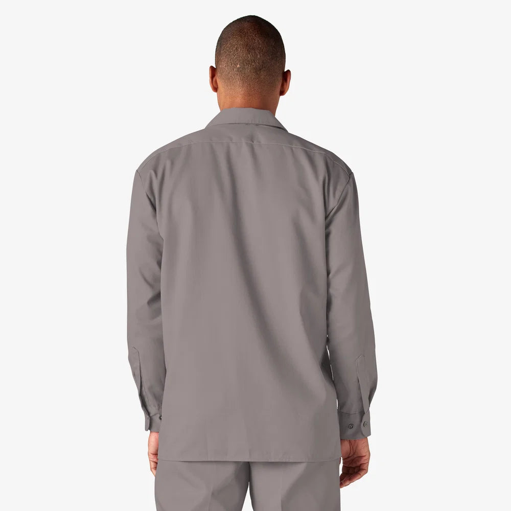 Dickies Long Sleeve Work Shirt-D574-DARK NAVY