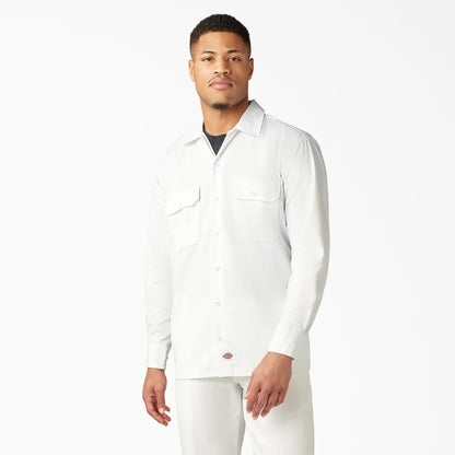 Dickies Long Sleeve Work Shirt-D574-DARK NAVY