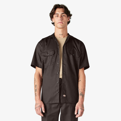 Dickies Short Sleeve Work Shirt-D1574-Mushroom