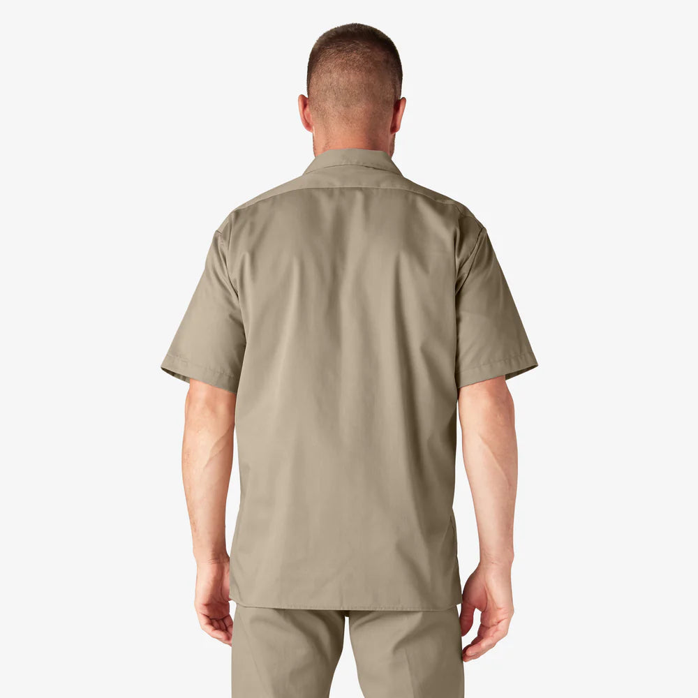 Dickies Short Sleeve Work Shirt-D1574-Mushroom