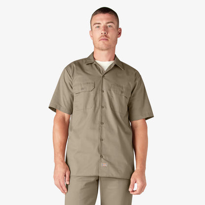 Dickies Short Sleeve Work Shirt-D1574-Mushroom