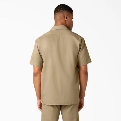 Dickies Short Sleeve Work Shirt-D1574-Mushroom