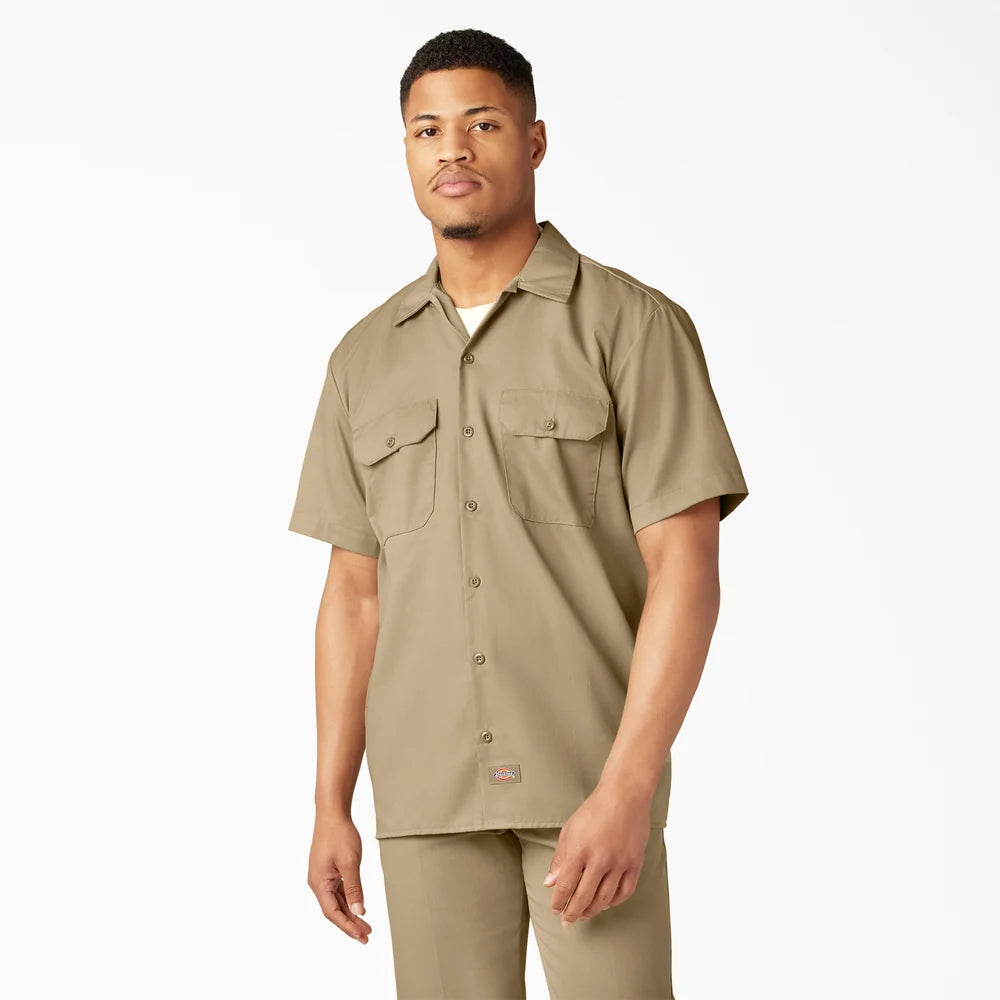 Dickies Short Sleeve Work Shirt-D1574-Mushroom