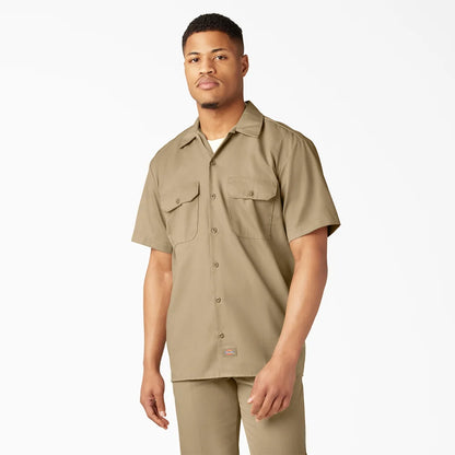 Dickies Short Sleeve Work Shirt-D1574-Mushroom