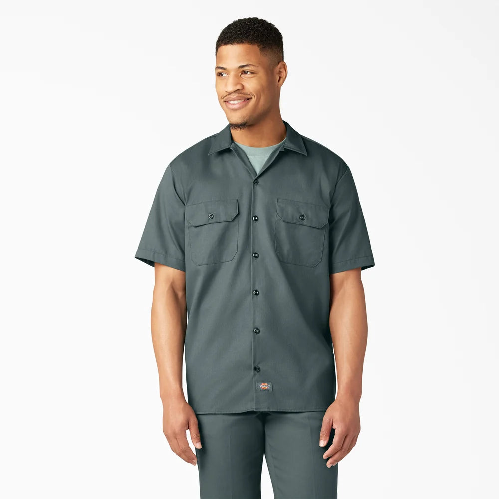 Dickies Short Sleeve Work Shirt-D1574-Mushroom
