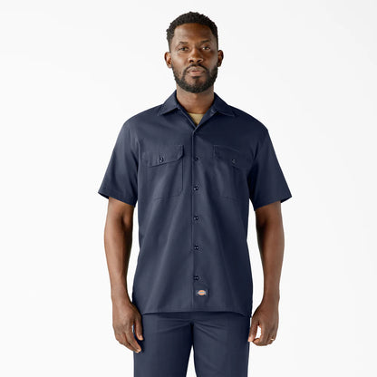 Dickies Short Sleeve Work Shirt-D1574-Mushroom