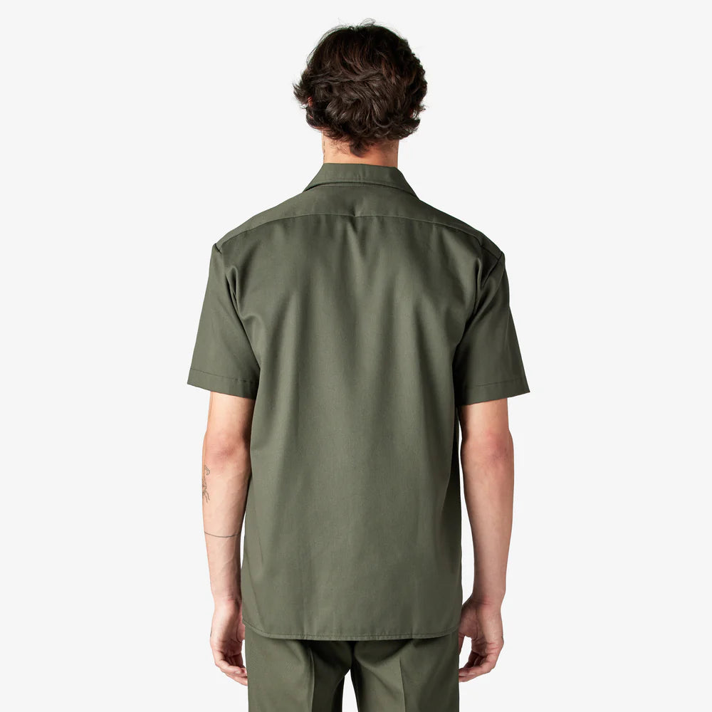 Dickies Short Sleeve Work Shirt-D1574-Mushroom