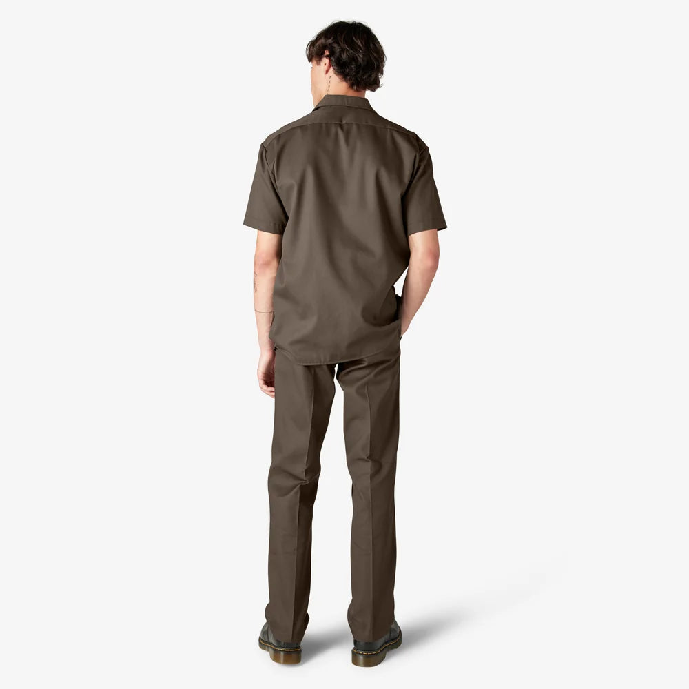 Dickies Short Sleeve Work Shirt-D1574-Mushroom
