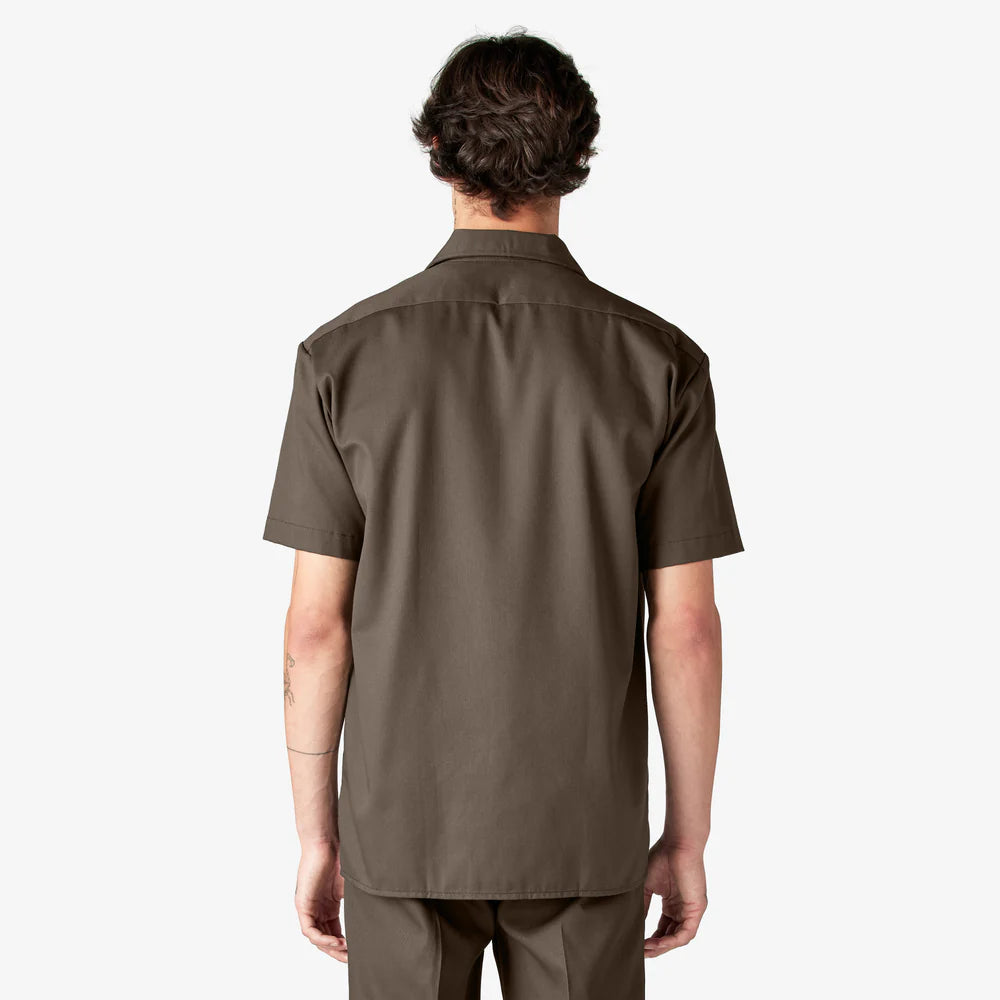 Dickies Short Sleeve Work Shirt-D1574-Mushroom
