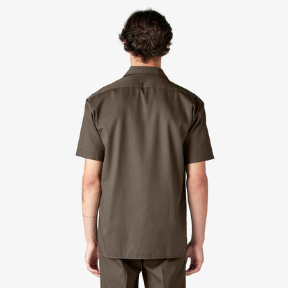 Dickies Short Sleeve Work Shirt-D1574-Mushroom