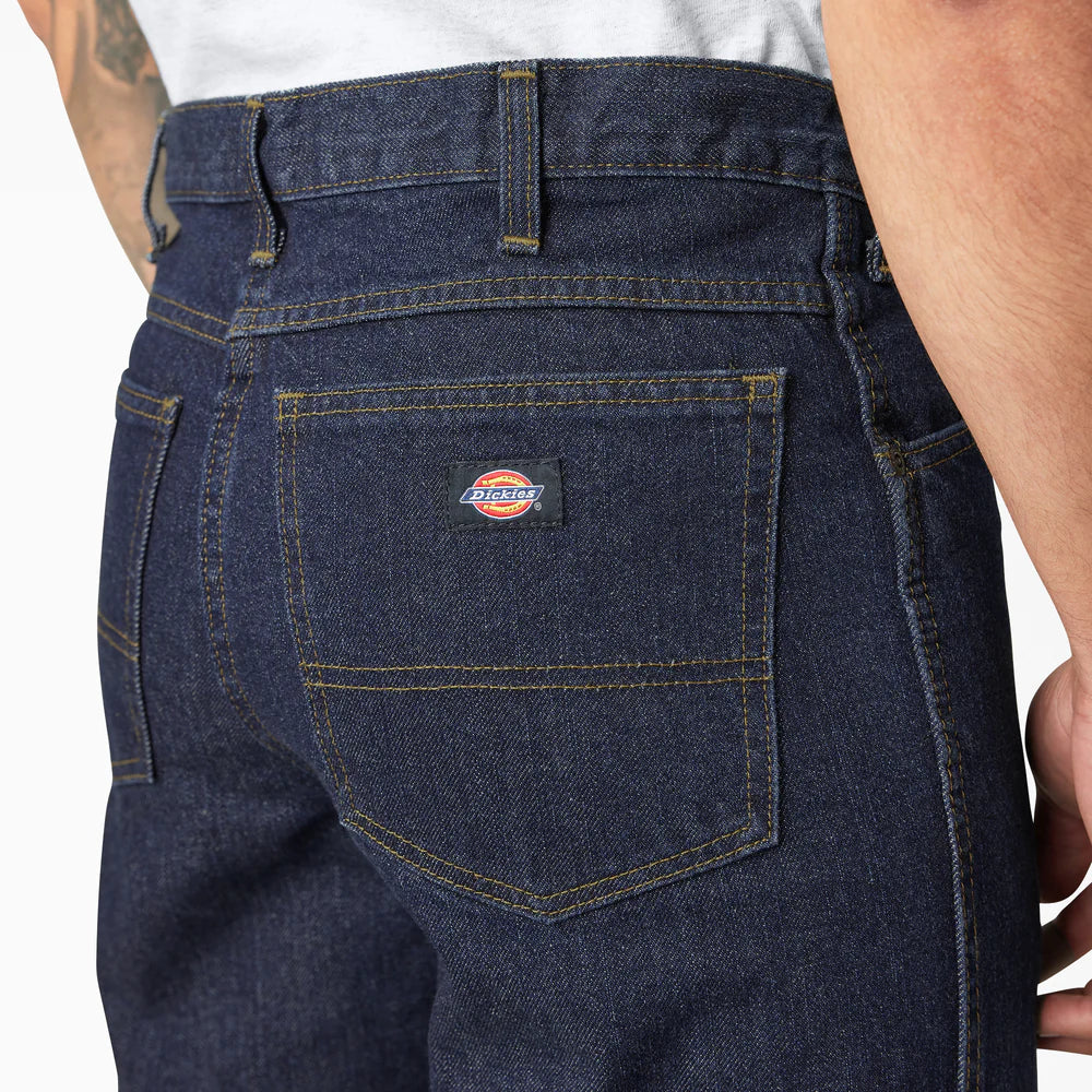 Dickies Regular Fit Jeans - Rinsed Indigo Blue  (9393RNB) - Basics Clothing Store