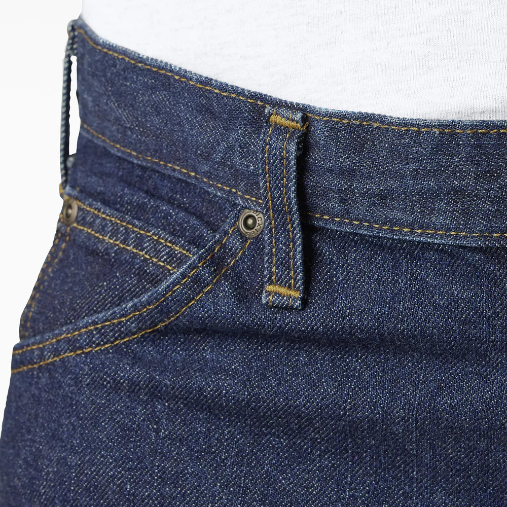 Dickies Regular Fit Jeans - Rinsed Indigo Blue  (9393RNB) - Basics Clothing Store