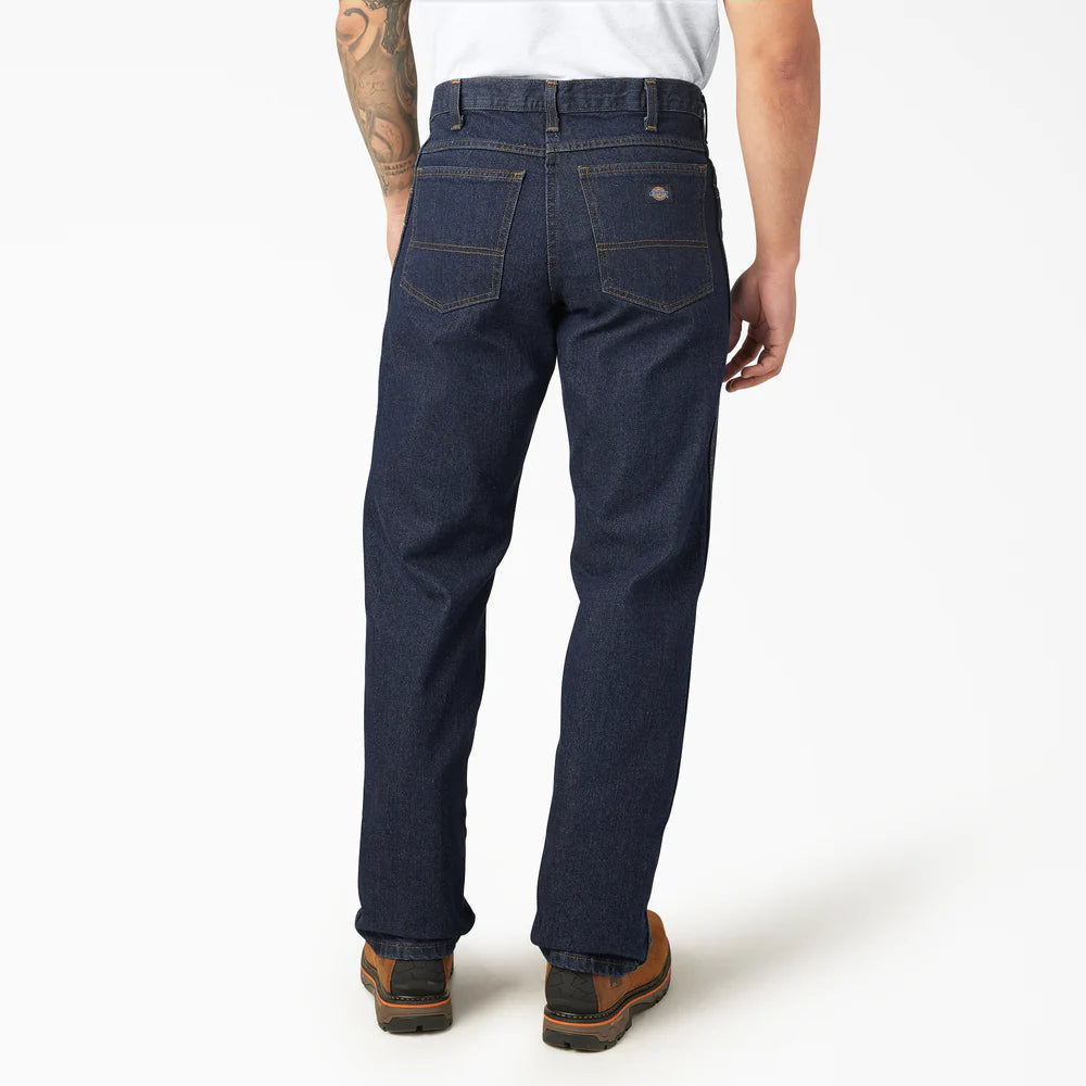 Dickies Regular Fit Jeans - Rinsed Indigo Blue  (9393RNB) - Basics Clothing Store