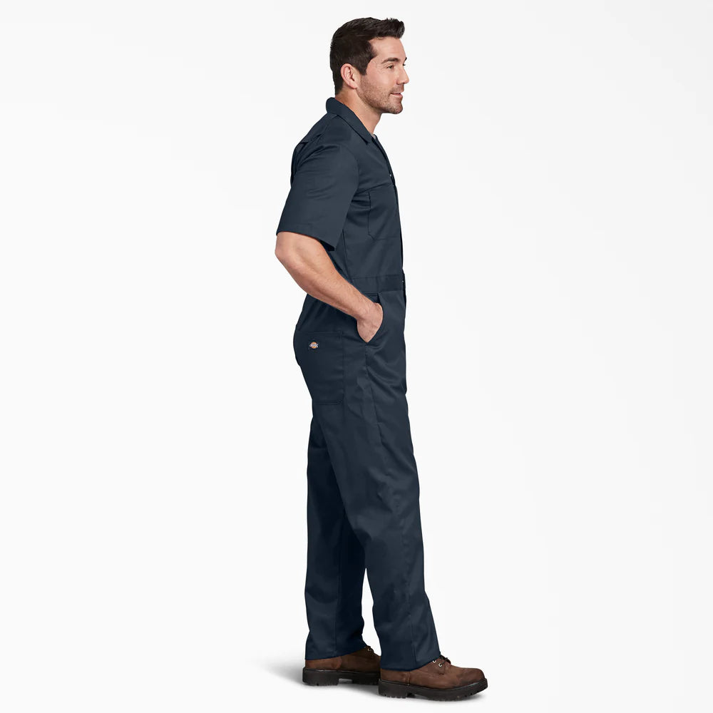 Dickies FLEX Cooling Short Sleeve Coveralls - Dark Navy 33274