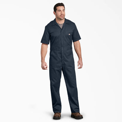 Dickies FLEX Cooling Short Sleeve Coveralls - Dark Navy 33274