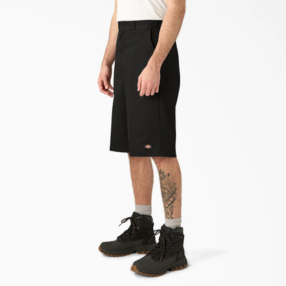 Dickies Loose Fit Multi-Use Pocket Work Shorts, 15"-A8766-BLK(Black)