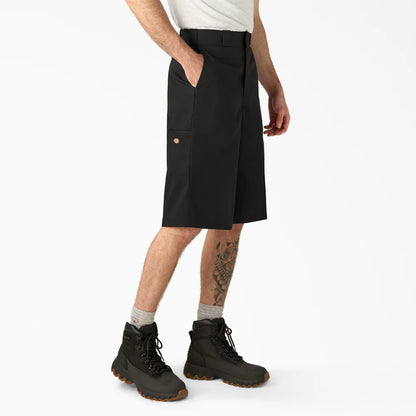 Dickies Loose Fit Multi-Use Pocket Work Shorts, 15"-A8766-BLK(Black)