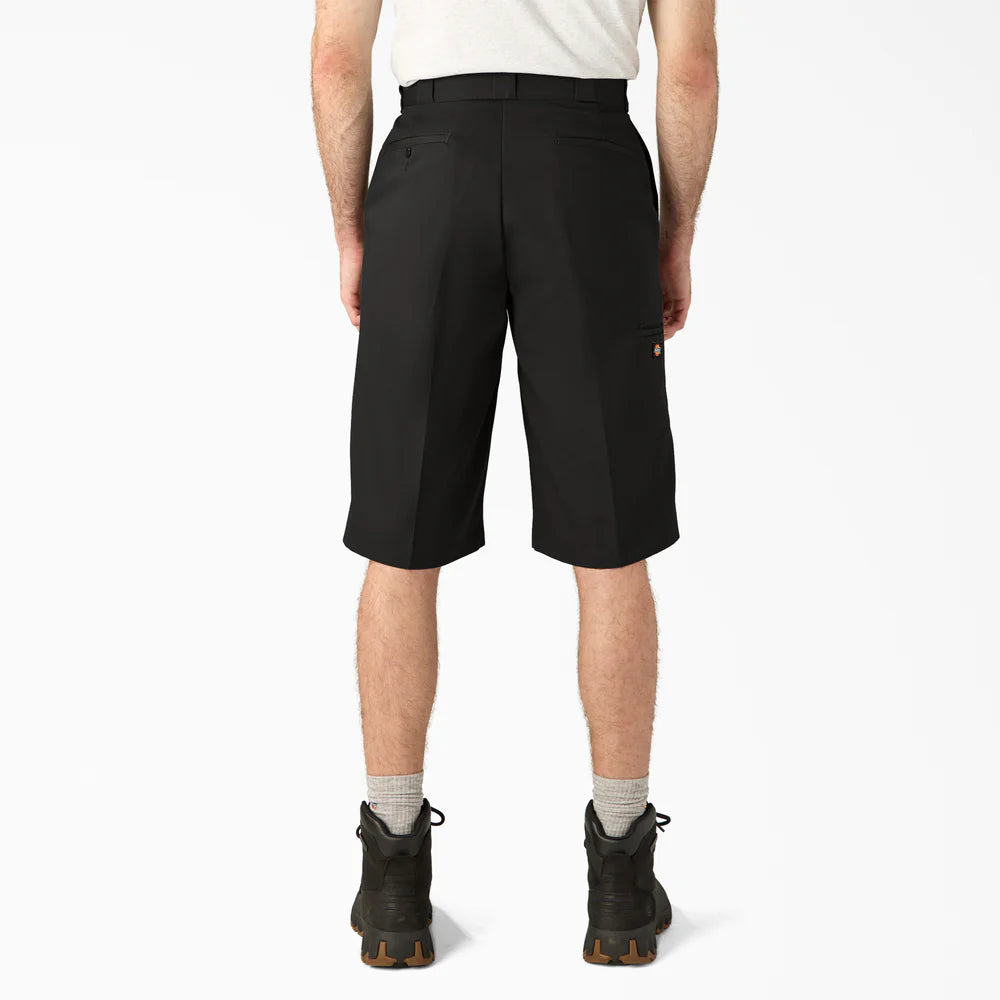 Dickies Loose Fit Multi-Use Pocket Work Shorts, 15"-A8766-BLK(Black)