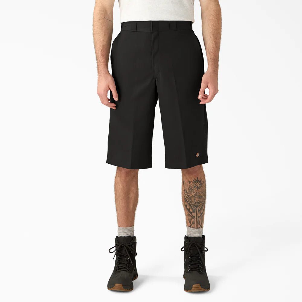 Dickies Loose Fit Multi-Use Pocket Work Shorts, 15"-A8766-BLK(Black)