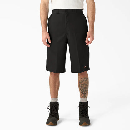 Dickies Loose Fit Multi-Use Pocket Work Shorts, 15"-A8766-BLK(Black)