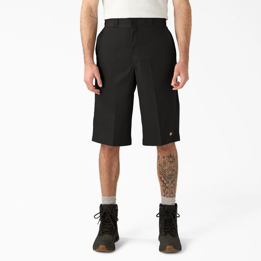 Dickies Loose Fit Multi-Use Pocket Work Shorts, 15"-A8766-BLK(Black)