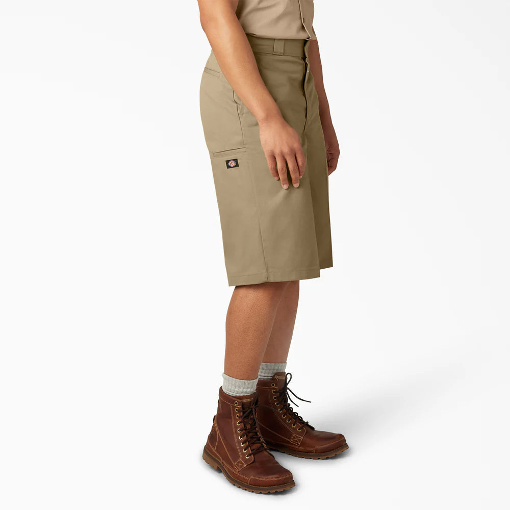 Dickies Loose Fit Multi-Use Pocket Work Shorts, 15"-A8766-KHK(Khaki)