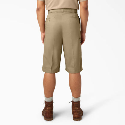 Dickies Loose Fit Multi-Use Pocket Work Shorts, 15"-A8766-KHK(Khaki)